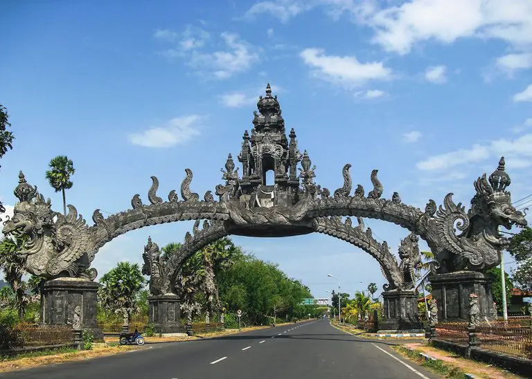 Candi Gelug Kori Arch in Gilimanuk, Bali